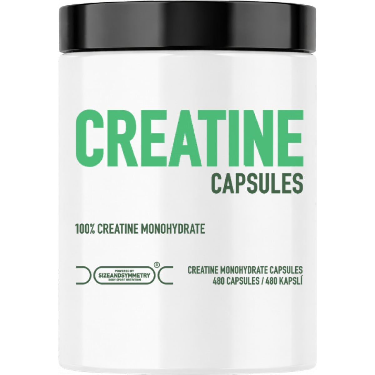 Sizeandsymmetry Creatine Capsules 480 cps