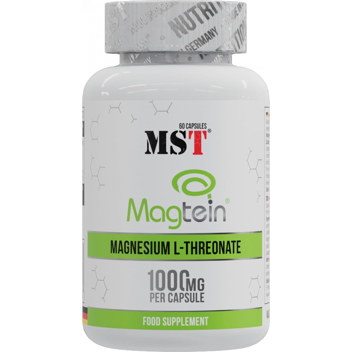 MST Nutrition Hořčík Magtein Magnesium L-Threonate 60 cps