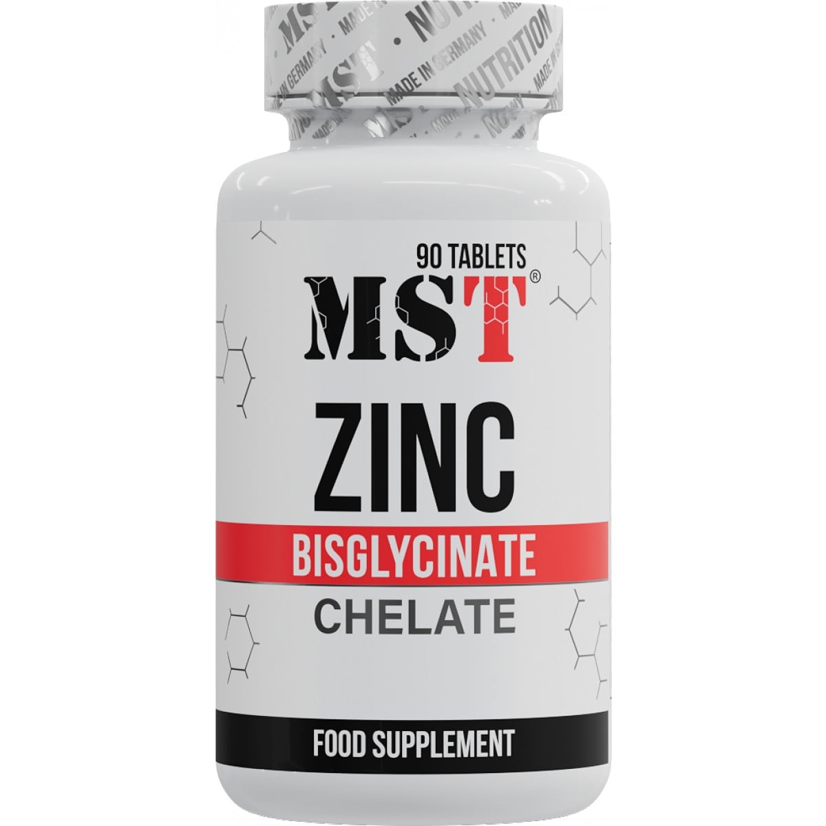 MST Nutrition Zinc Bisglycinate Chelate 90 tablet