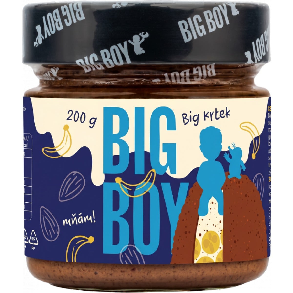 Big Boy Mandľový krém Big krtek 200 g