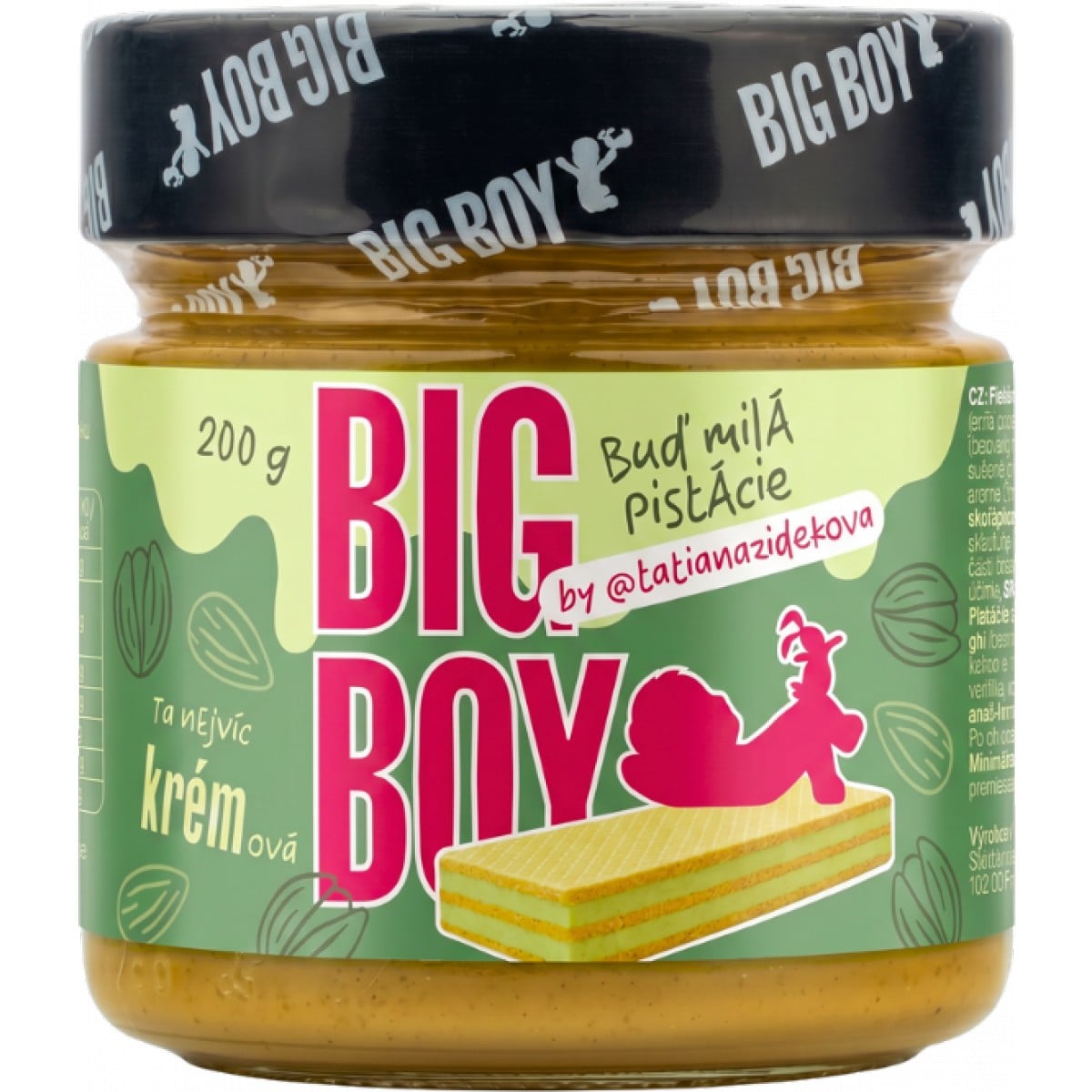 Big Boy Pistáciovomandlový krém Buď milá pistácie 200 g