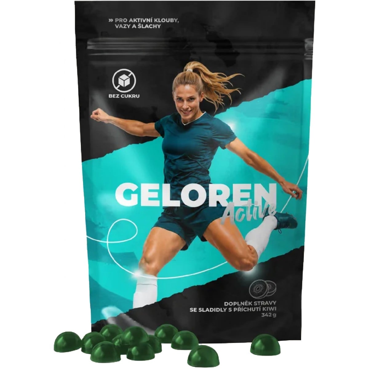 Geloren Active (bez cukru) 90 želé