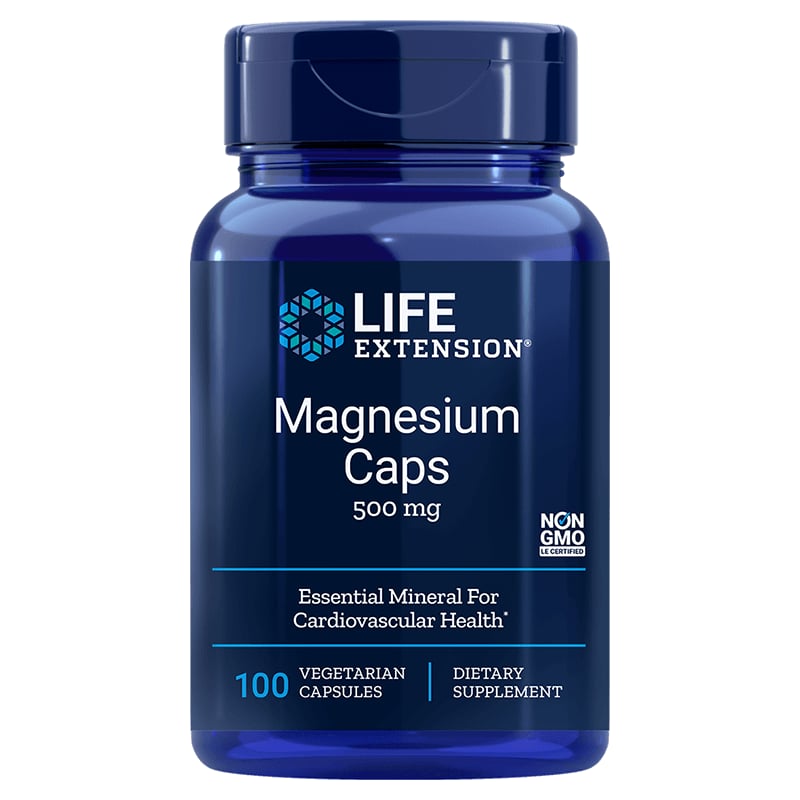 Life Extension Magnesium Caps 500 mg zmes horčíkov 100 kapsúl