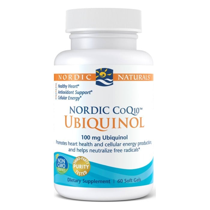 Nordic Naturals koenzým Q10 (CoQ10) Ubiquinol 100 mg 60 mäkkých kapsúl