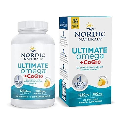 Nordic Naturals Ultimate Omega + CoQ10, 1280 mg 60 mäkkých kapsúl