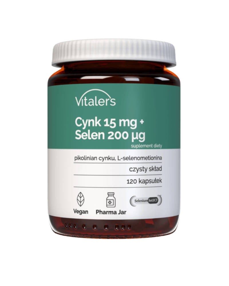 Vitaler's Zinek + organický selen 120 kapslí