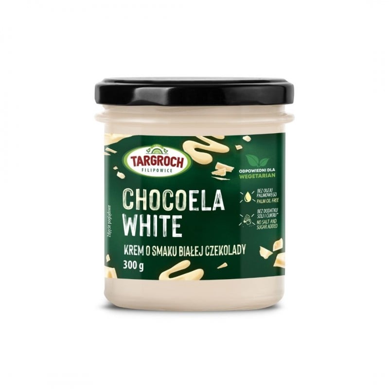 Targroch Krém CHOCOELA WHITE s príchuťou bielej čokolády 300 g