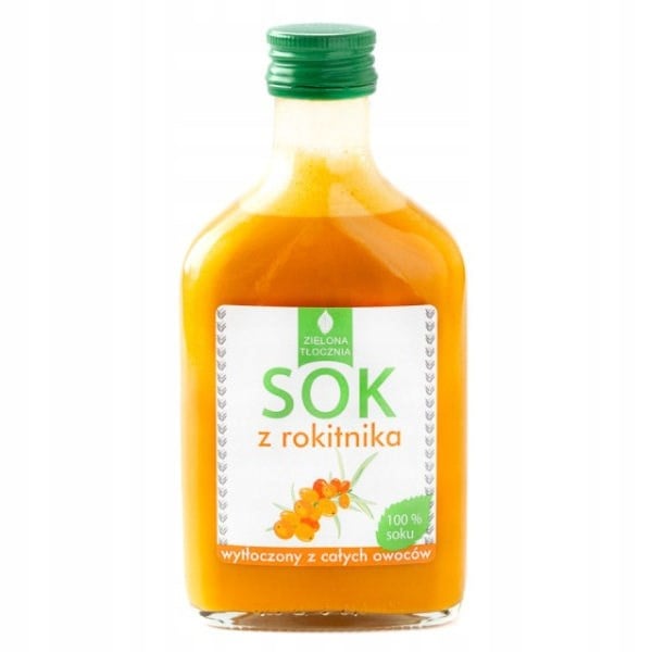 Targroch Zielona Tlocznia Rakytníková šťava 100% 200 ml