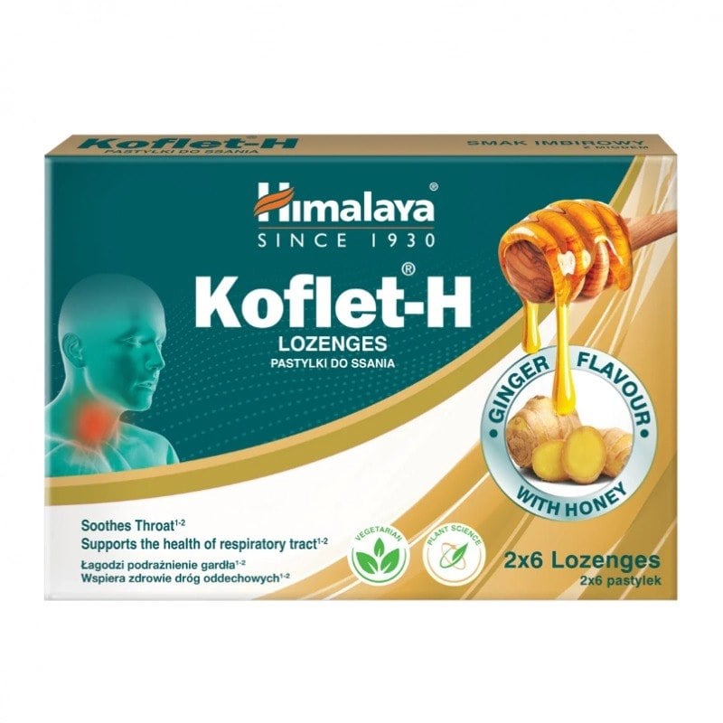 Himalaya Koflet-H 12 pastiliek na cmúľanie