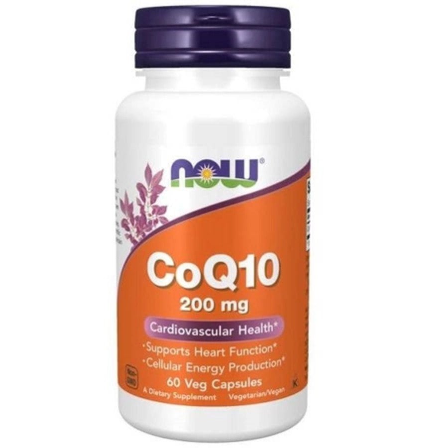 NOW Foods CoQ10 200 mg 60 vege kapslí