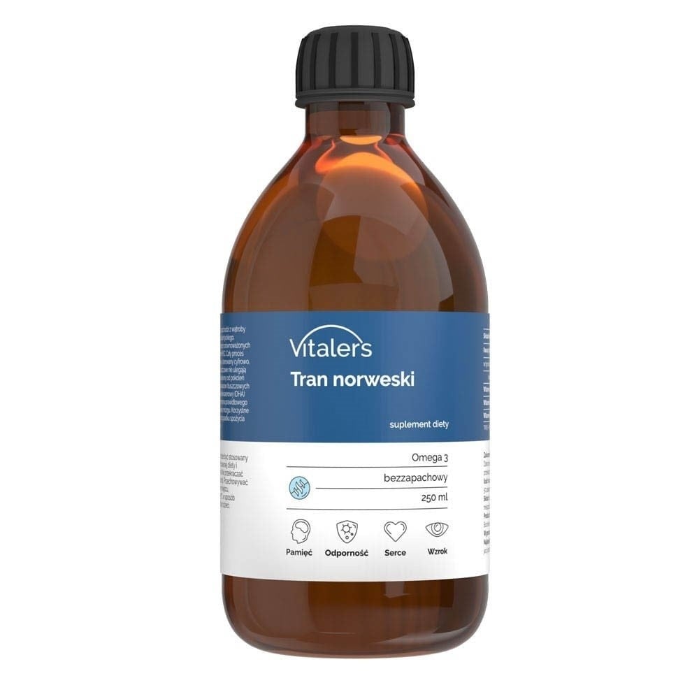 Vitaler's Nórsky rybí olej bez zápachu 250 ml