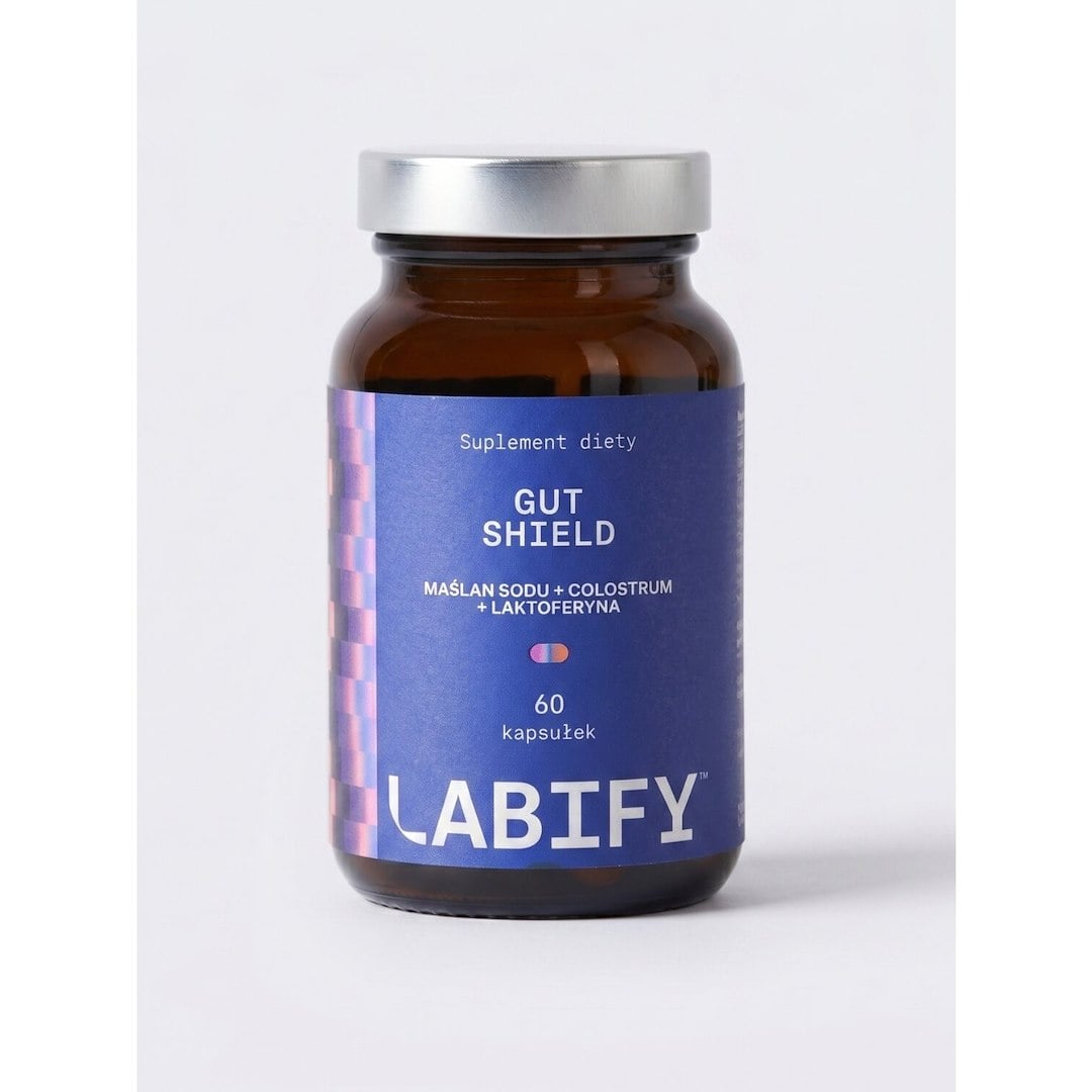 Labify GUT SHIELD máslan sodný + kolostrum + laktoferin 60 kapslí