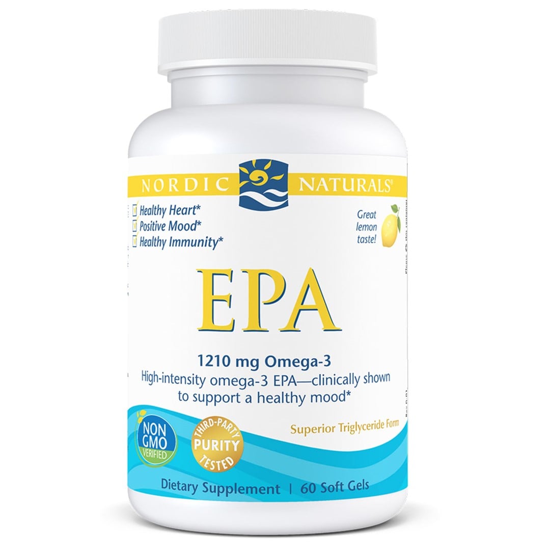 Nordic Naturals EPA 1210 mg Omega-3 60 mäkkých kapsúl s citrónovou príchuťou