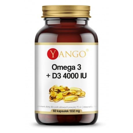 Yango Omega 3 + D3 4000 IU 60 kapslí
