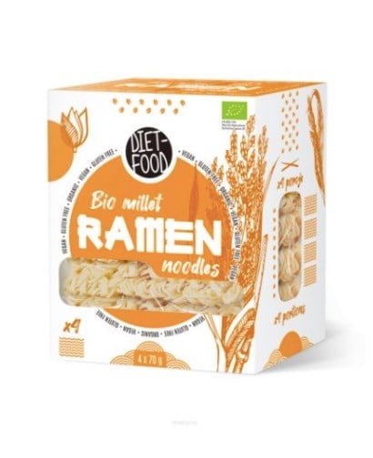 Diet Food BIO Pšenové cestoviny 100 % Ramen 280 g