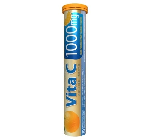 Activlab Vita C 1000 mg 20 šumivých tabliet s pomarančovou príchuťou