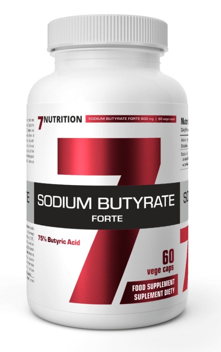 7Nutrition Sodium Butyrate FORTE butyrát sodný 60 veganských kapslí