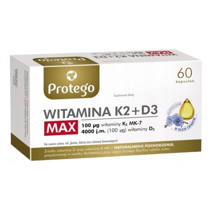 Salvum Lab Protego Vitamín K2 + D3 Max 60 kapsúl