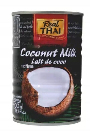 Kuchnie Świata Real Thai Kokosový krém extrakt 85 % tuk 19 % plechovka 400 ml