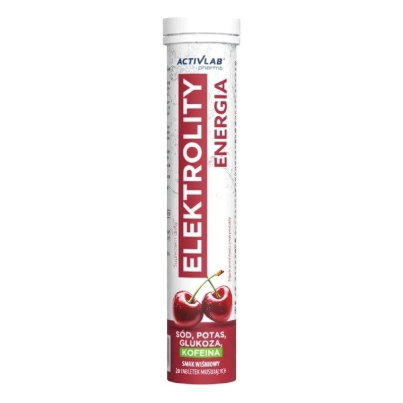 ActivLab Elektrolyty Energia 20 šumivých tabliet s višňovou príchuťou